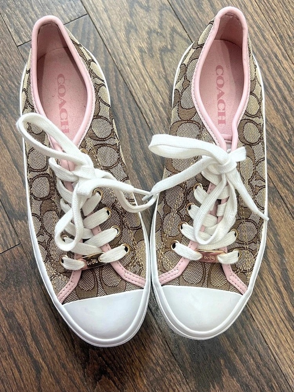 Coach Empire Women's Sneakers Brown & Pink, US 7.5 Brand new, no tags.